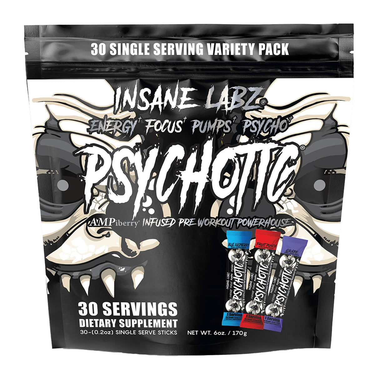 Insane Labz Psychotic Black Pre-Workout