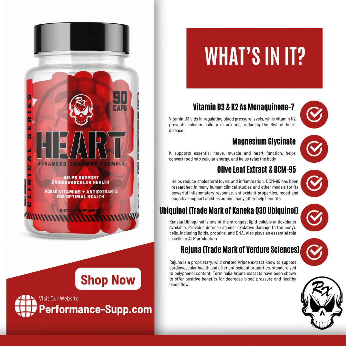 Performance Heart+ Cardiovascular Support