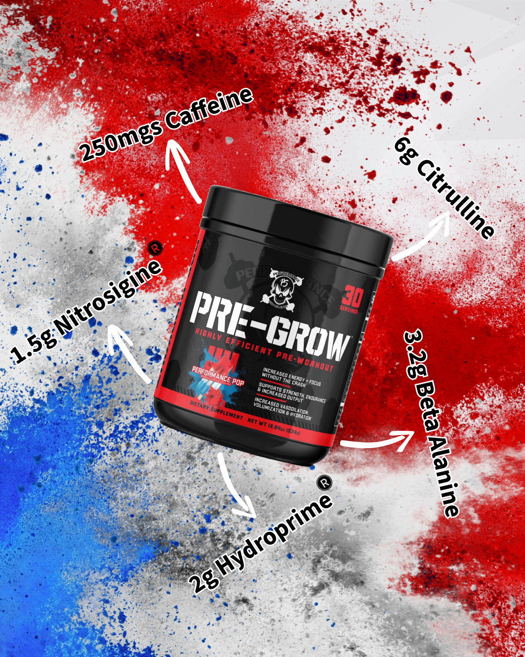 Performance Supplements Pre-Grow pre-workout